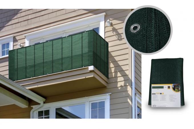 बालकनी एचडीपी शेड नेट 0.9x5m यूवी सेल फिनिशिंग 2