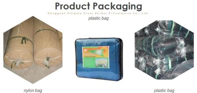 पूल आँगन के लिए 90% प्रबलित ग्रोमेट्स ग्रीनहाउस शेड क्लॉथ 4