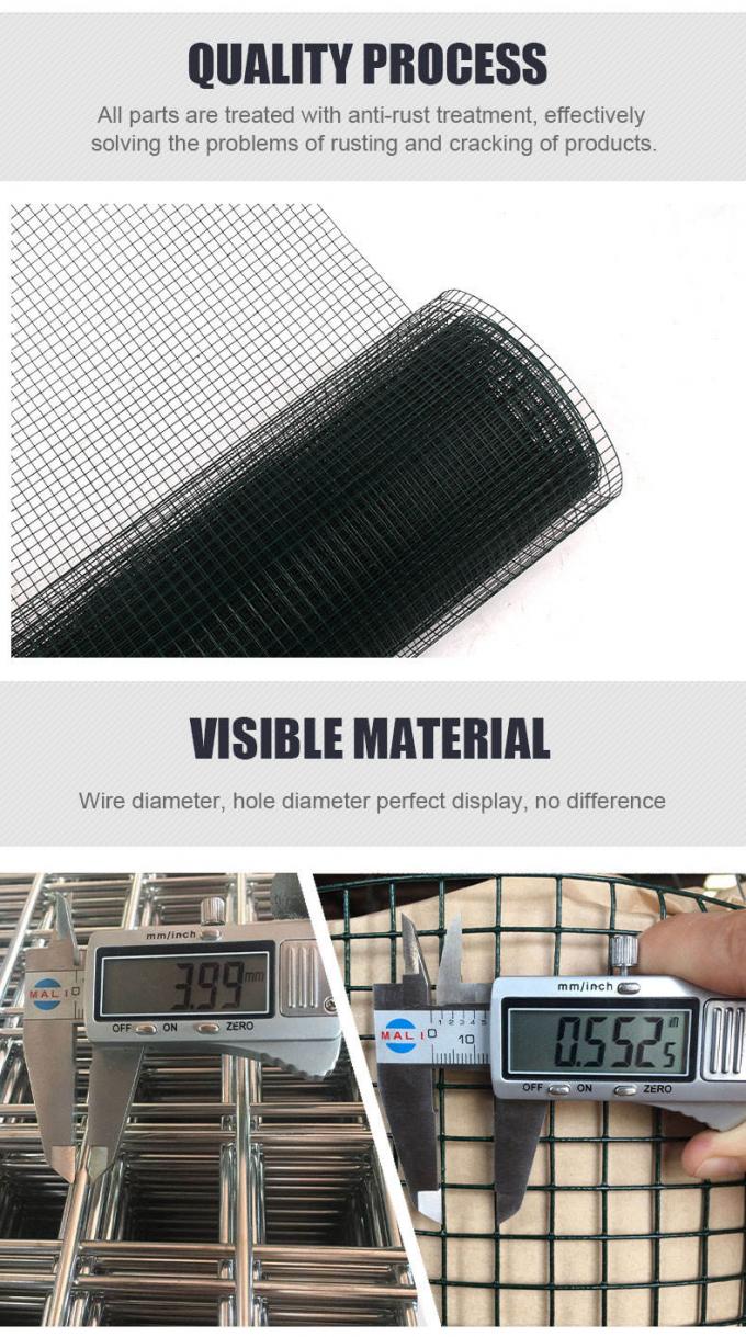 बुना 304 316 3/4 इंच वेल्डेड वायर मेष बाड़ पैनलों 1